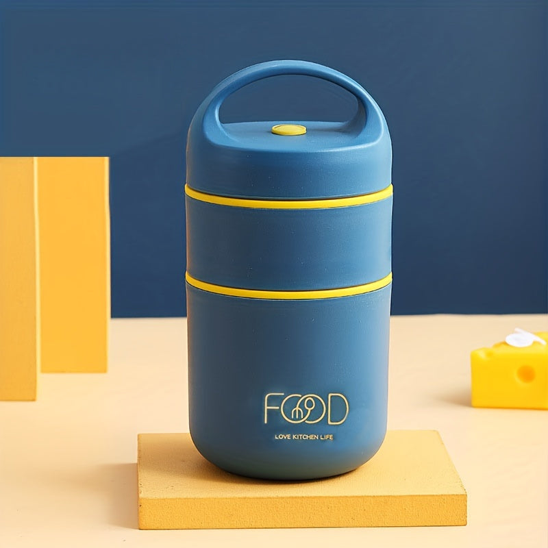 Portativ va mustahkam PP materialidan yasalgan ovqat qutisi sho'rva, jo'xori va nonushta uchun juda mos. Ofis, maktab yoki oshxona uchun mukammal.