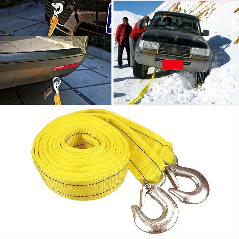 Heavy Duty Towing Rope 5 Ton Polyamide Recovery Strap 4m with Storage Bag