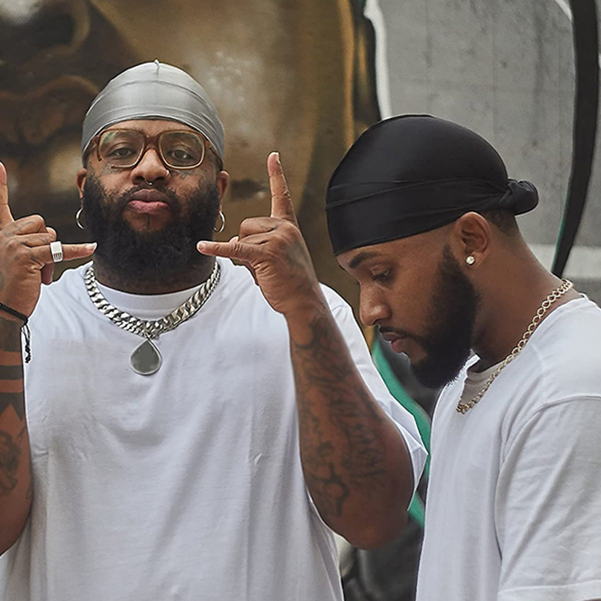 Unisex Satin Finish Pirate Bandana with Long Tail for Sports and Hair Tying