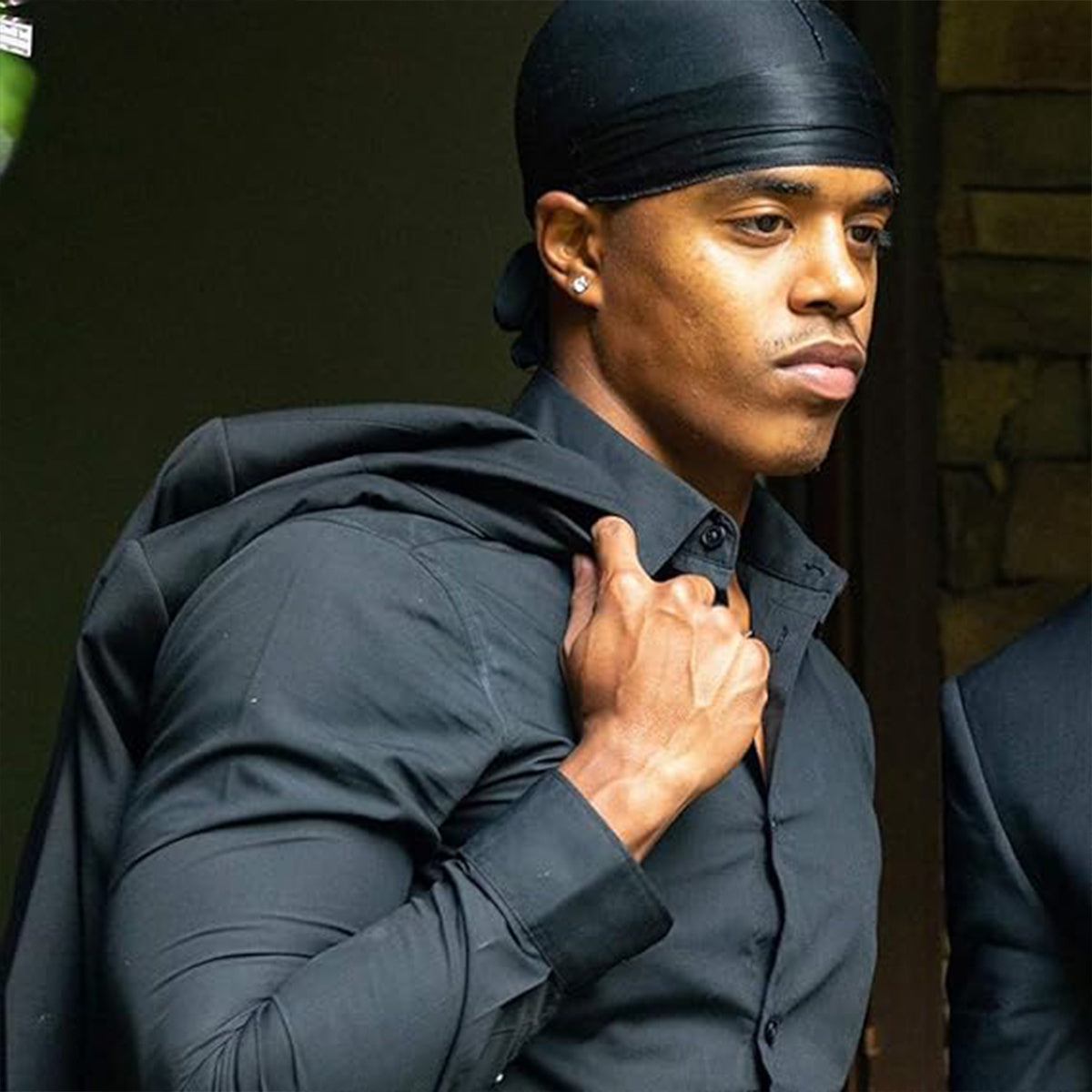 Unisex Satin Finish Pirate Bandana with Long Tail for Sports and Hair Tying