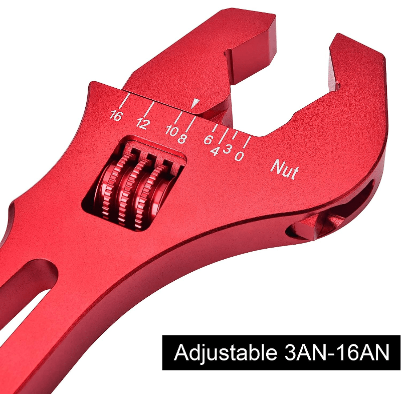 Adjustable Aluminum Wrench Spanner for 3AN-16AN Hose Fitting Adapter