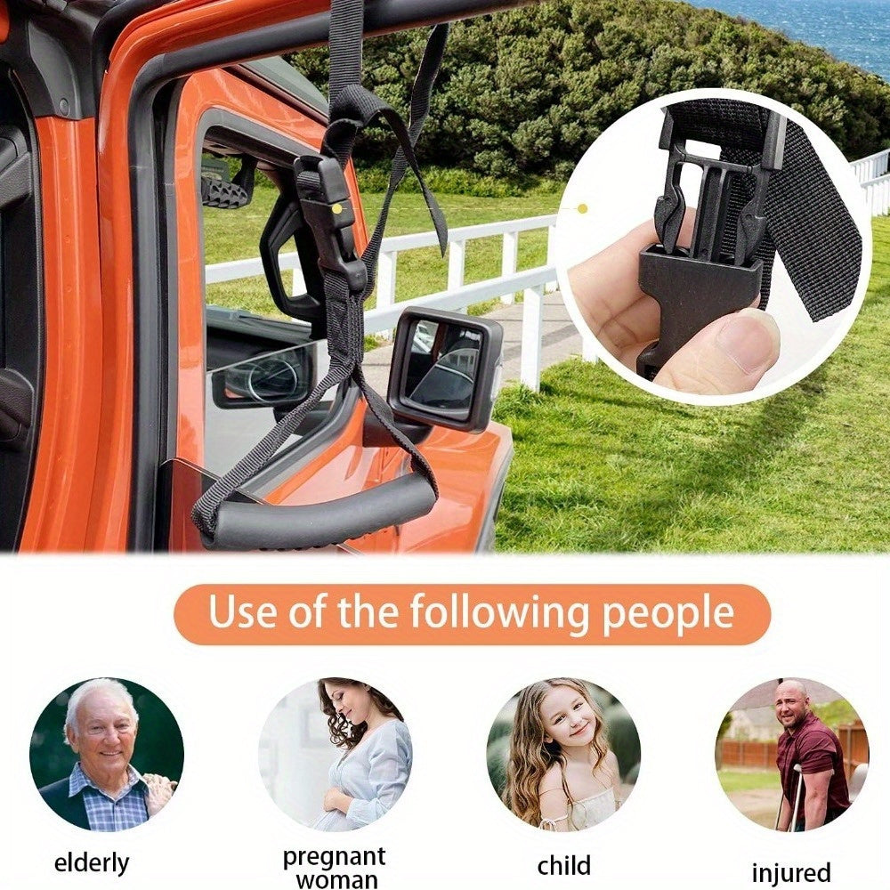 Adjustable Vehicle Safety Handle for Disability Support 129.54cm Reach