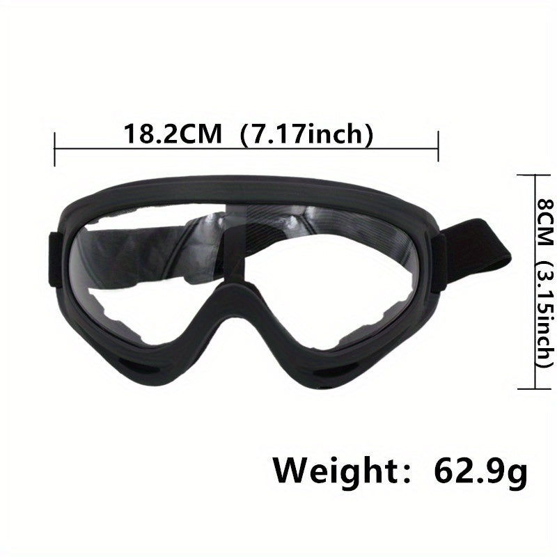 Yangi vintage charmli uchuvchi mototsikl ko'zoynaklari shamol va changdan himoya qilish uchun.