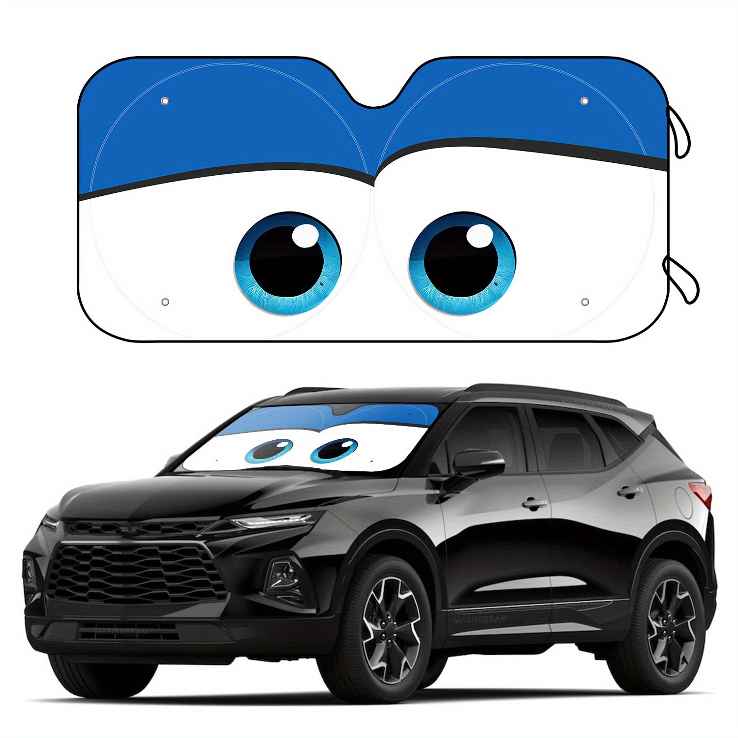 Auto quyosh nuri himoyalovchi old oynasi, RV SUV uchun, 144cm x 28cm