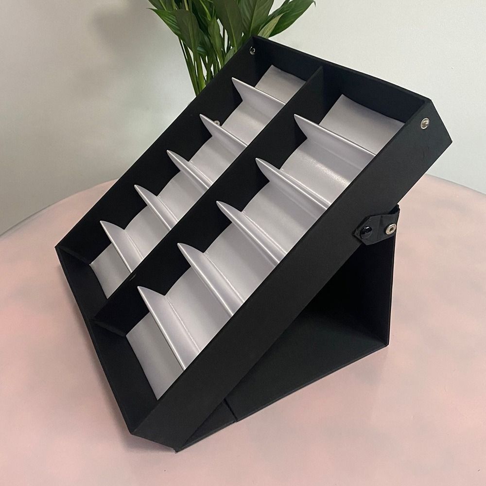 Eyewear Organizer Box with 12 Slots Glasses Display Case Storage Stand
