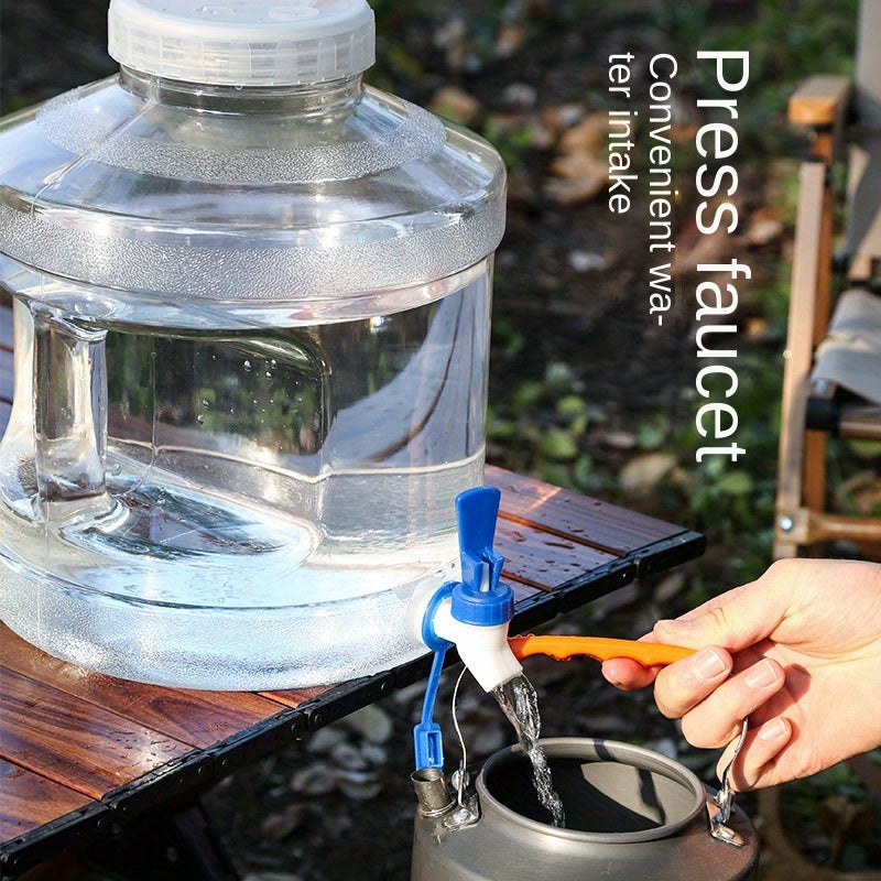 7.5L Food-Grade PC Water Bucket with Faucet for Outdoor and Household Use