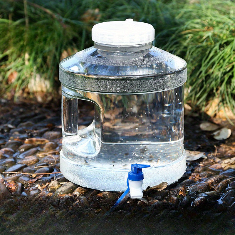 7.5L Food-Grade PC Water Bucket with Faucet for Outdoor and Household Use