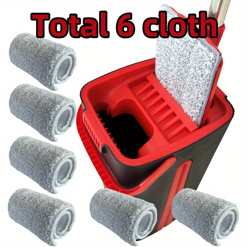 2-in-1 Wet and Dry Dust Mop and Bucket Set with Replaceable Heads for Home and Retail Use