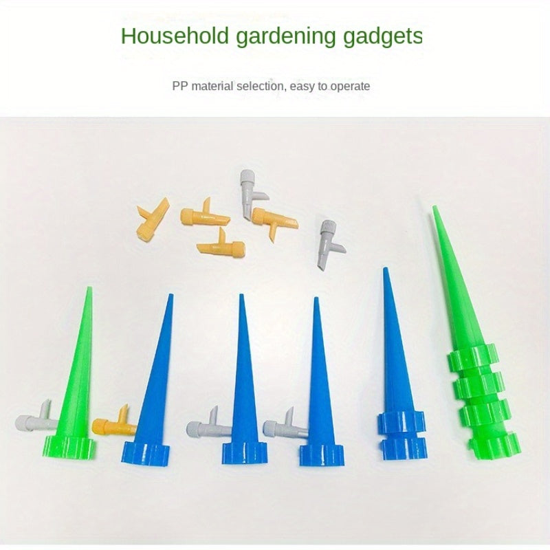 Automatic Plastic Drip Irrigation System for Potted Plants with Adjustable Watering