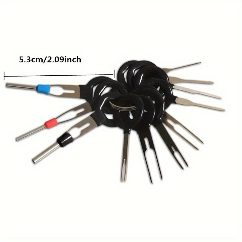 Car Electrical Wiring Crimp Connector Pin Extractor Kit Metal Wire Harness Terminal Removal Tool 3/11 Pcs