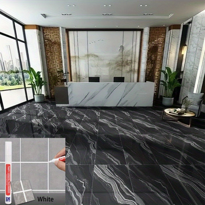 Kuxna va hammomda keramika plitalari bo'shliqlarini ta'mirlash uchun mog'or qarshi grout qalam.