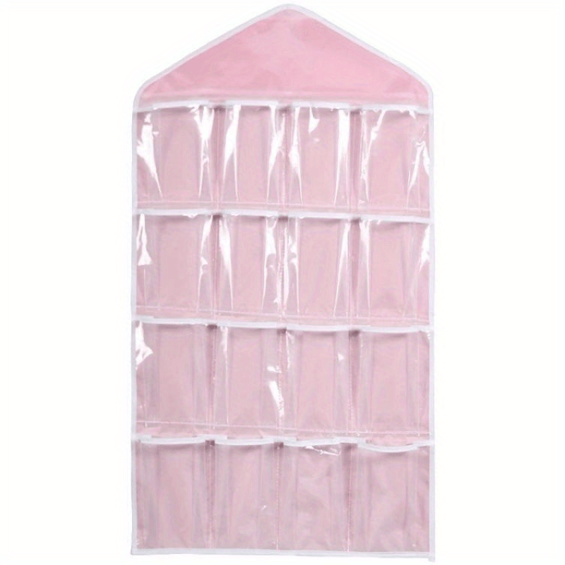 Hanging Underwear Organizer with 16 Pockets for Closet Storage Space Saving