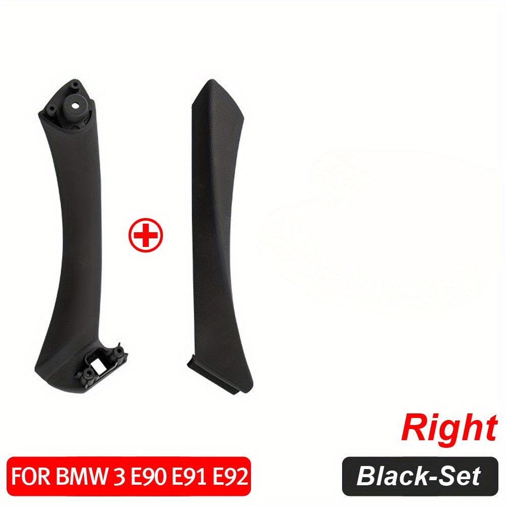 Замена ручки двери автомобиля Черный бежевый карбоновое волокно для 3 серии E90 E91 E92