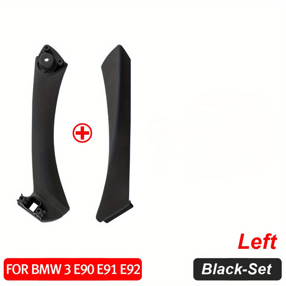 Замена ручки двери автомобиля Черный бежевый карбоновое волокно для 3 серии E90 E91 E92