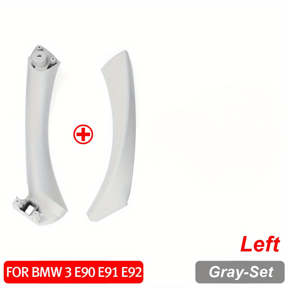 Замена ручки двери автомобиля Черный бежевый карбоновое волокно для 3 серии E90 E91 E92