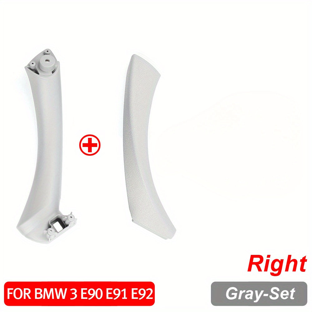 Замена ручки двери автомобиля Черный бежевый карбоновое волокно для 3 серии E90 E91 E92