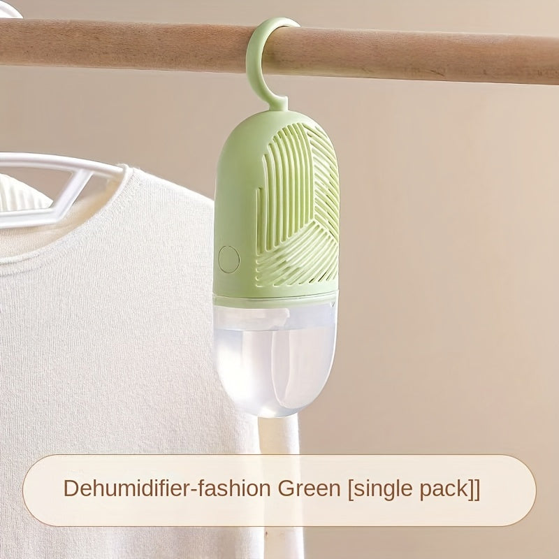 Household Moisture Absorber Dehumidifier for Small Spaces in Green Yellow White