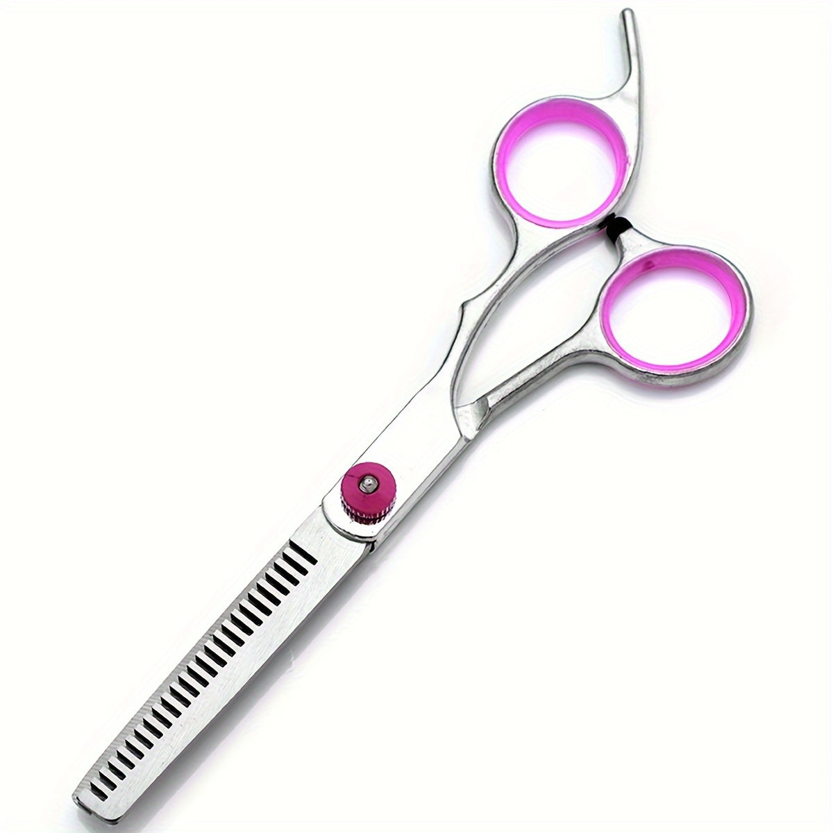 Pet Grooming Scissors Curved Teeth Stainless Steel for Dog Haircutting and Cleaning