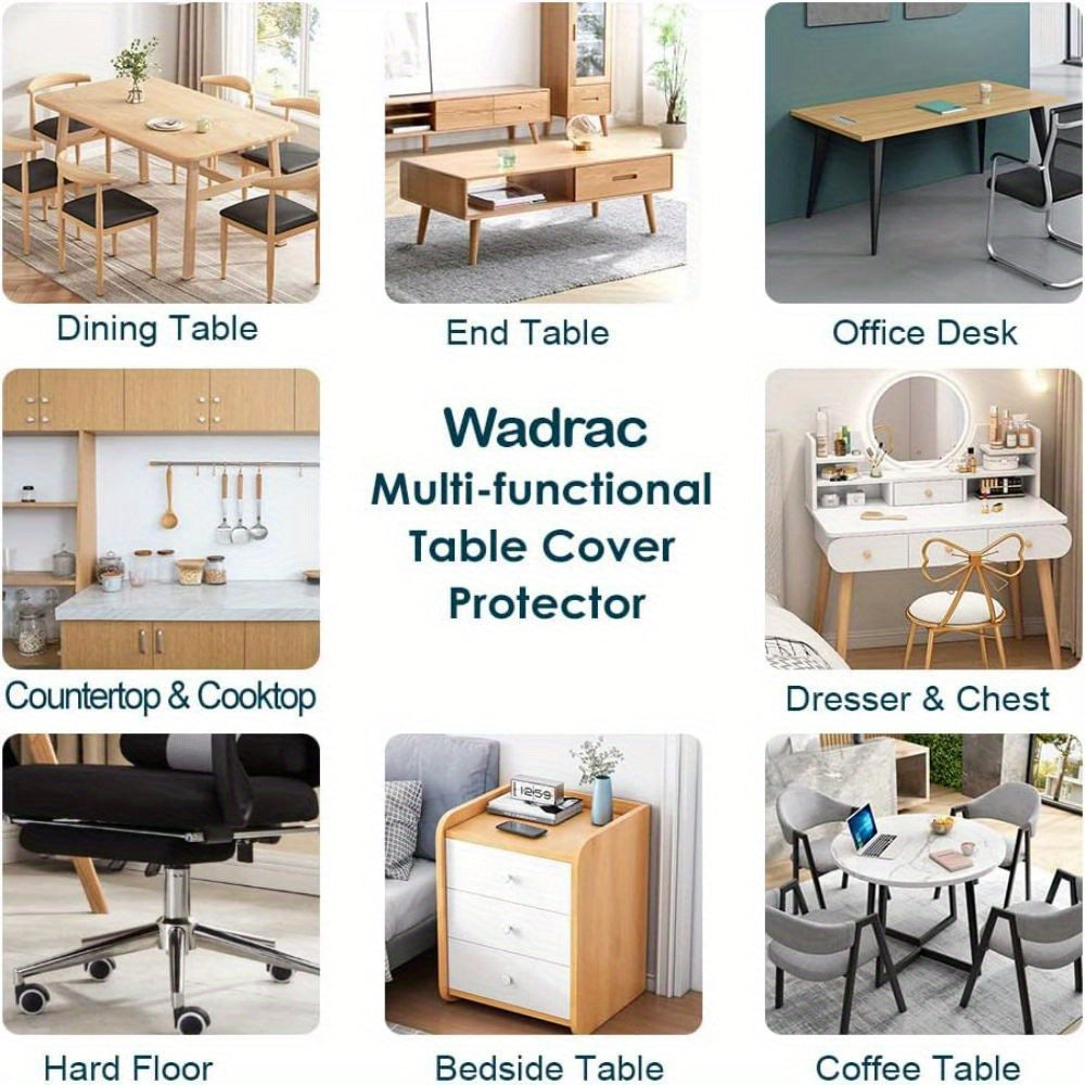 PVC Tablecloth 1.5mm Thick Heat-Resistant for Home and Hotel Use