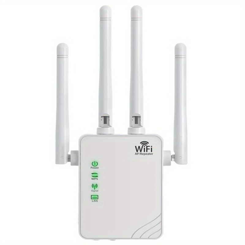 Wi-Fi Extender Boosts Signal Up to 10000 Sq Ft Supports 88 Devices 300Mbps Dual Band Range Extender