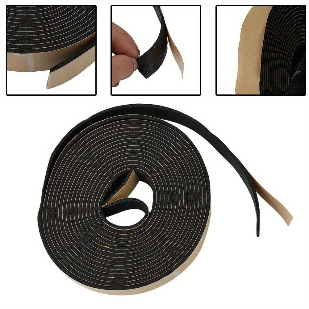 Universal Car Side Door Glass Seal Weatherstrip 5m Rain Visor Noise Insulation