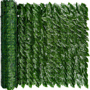 Artificial Ivy Privacy Fence Screen UV Protected Faux Hedge Wall for Outdoor Garden