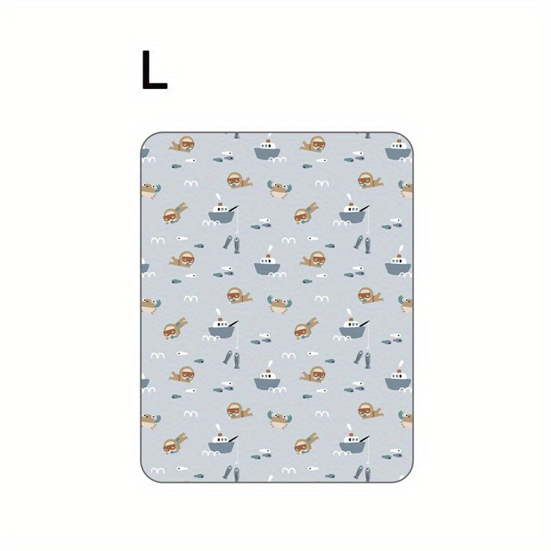 Almohadilla de cambio reutilizable impermeable, absorbente y lavable para cambio de pañales de bebé