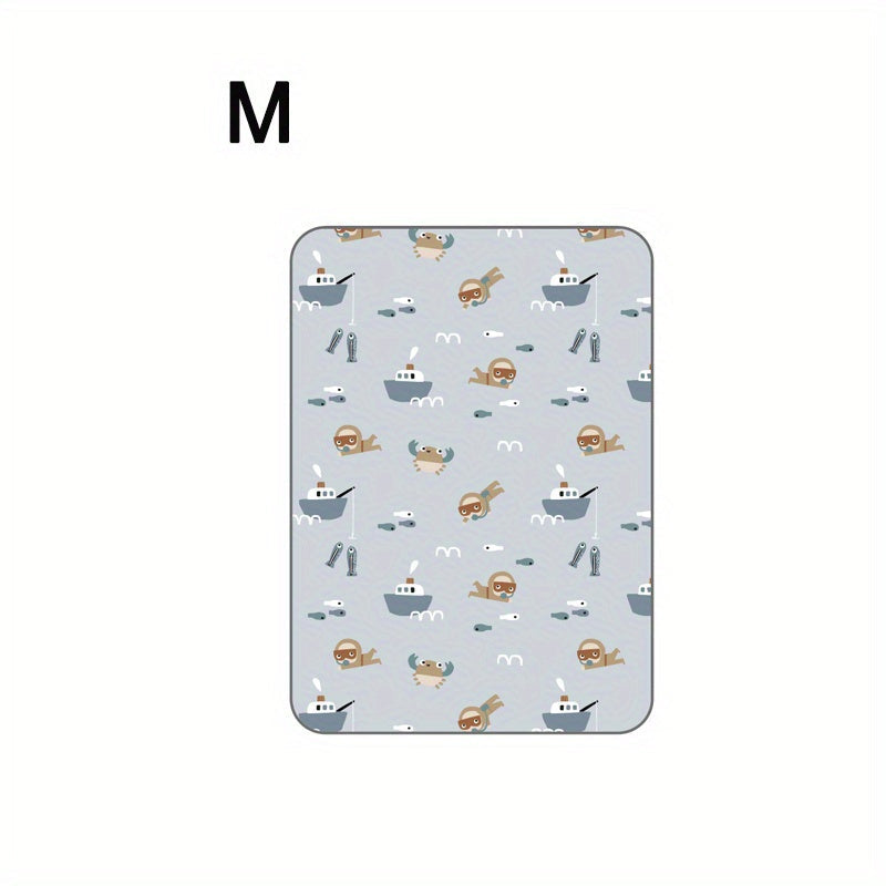 Almohadilla de cambio reutilizable impermeable, absorbente y lavable para cambio de pañales de bebé