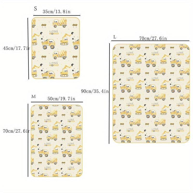 Almohadilla de cambio reutilizable impermeable, absorbente y lavable para cambio de pañales de bebé