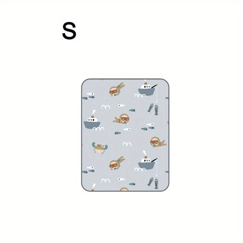 Almohadilla de cambio reutilizable impermeable, absorbente y lavable para cambio de pañales de bebé