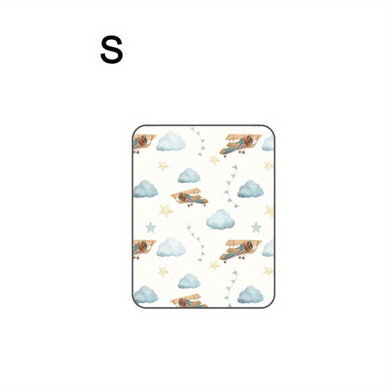 Almohadilla de cambio reutilizable impermeable, absorbente y lavable para cambio de pañales de bebé