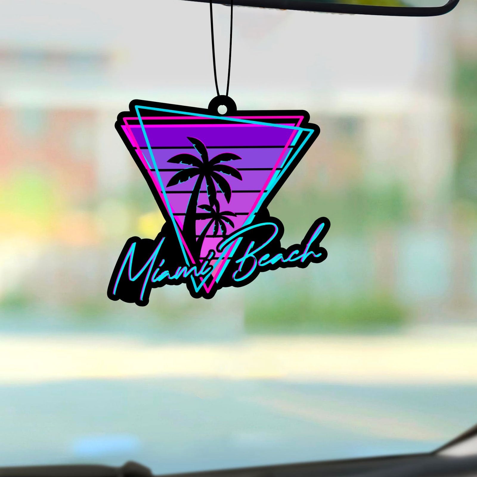 Avtomobil ichki qismi uchun aromaterapiya pendantsiz havo tozalovchi dekorativ osma