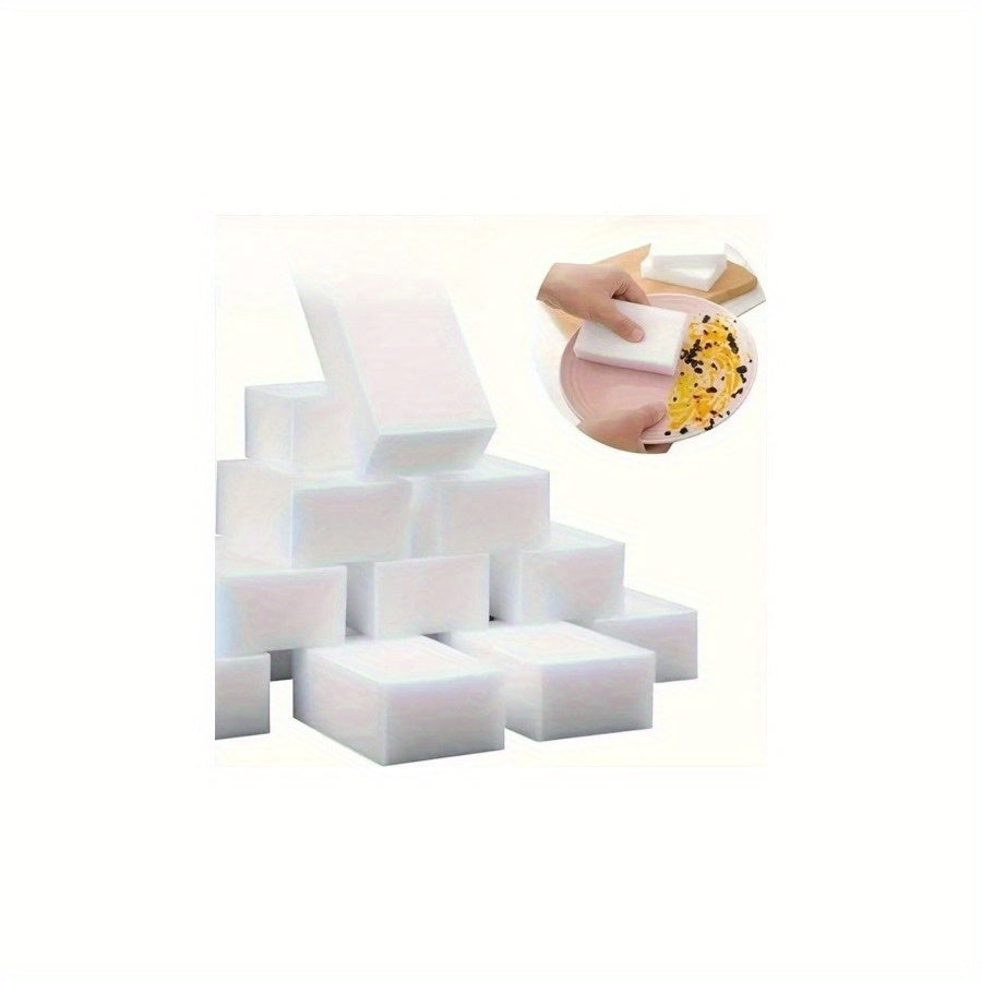 10 dona Nano Magic Sponge - Oshxona, Hammom va boshqa joylar uchun kuchli tozalash - Xavfsiz, yuqori sifatli uy tozalagichi