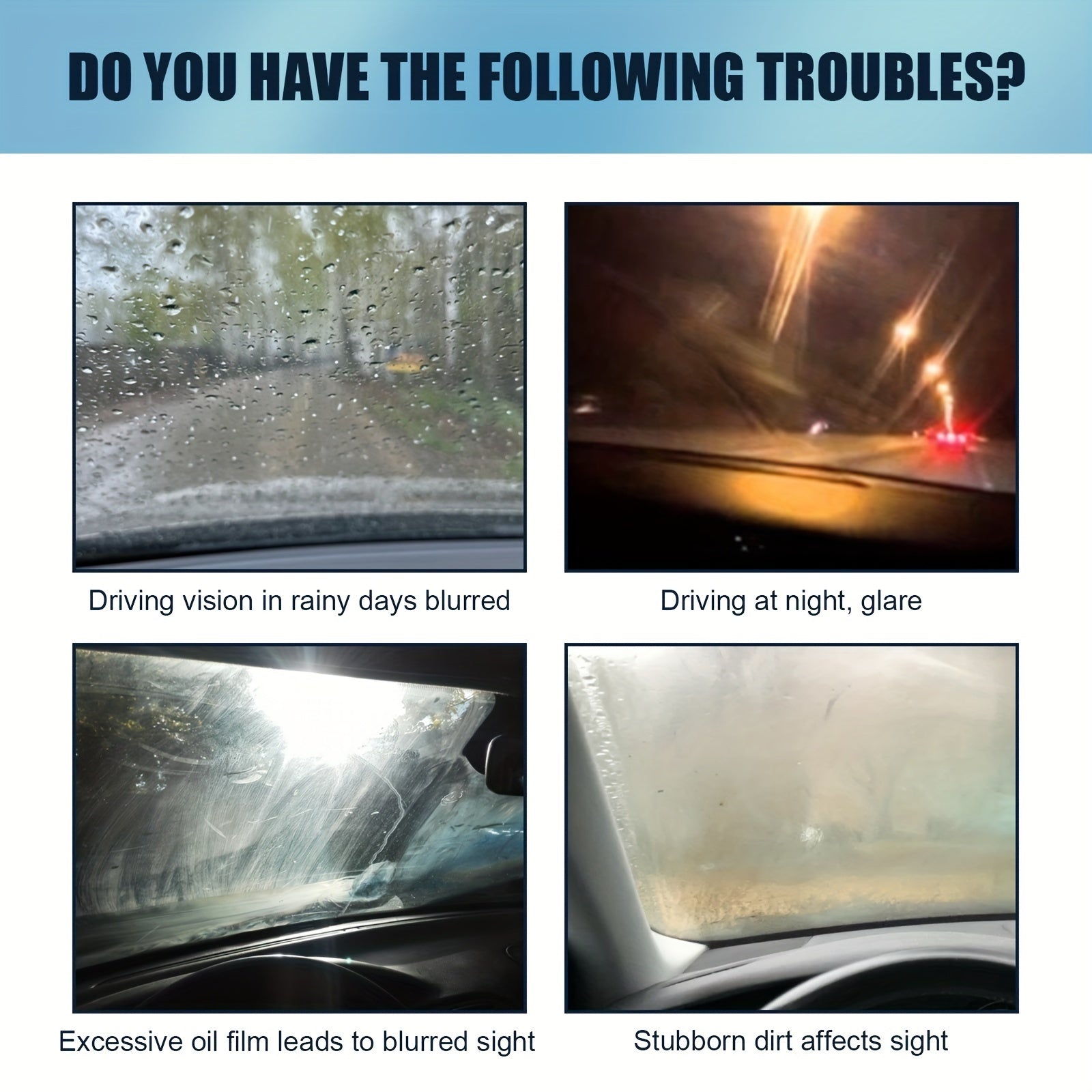 Crema para eliminar películas de vidrio, agua repelente para parabrisas de coche, recubrimiento nano