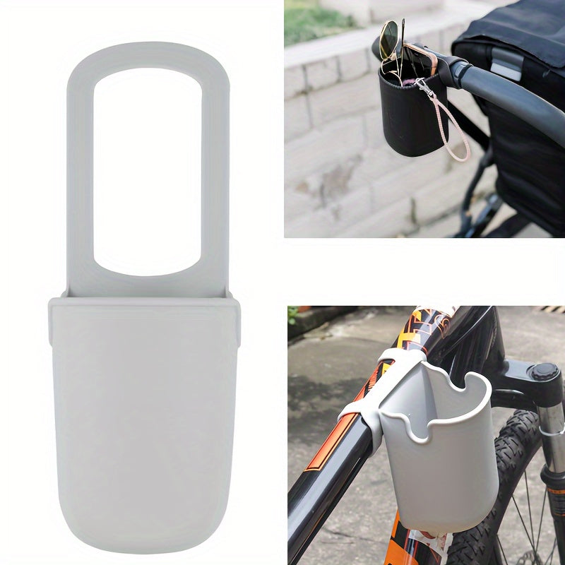 Silicone Bike Bottle Holder for Strollers Wheelchairs Scooters and Bicycles