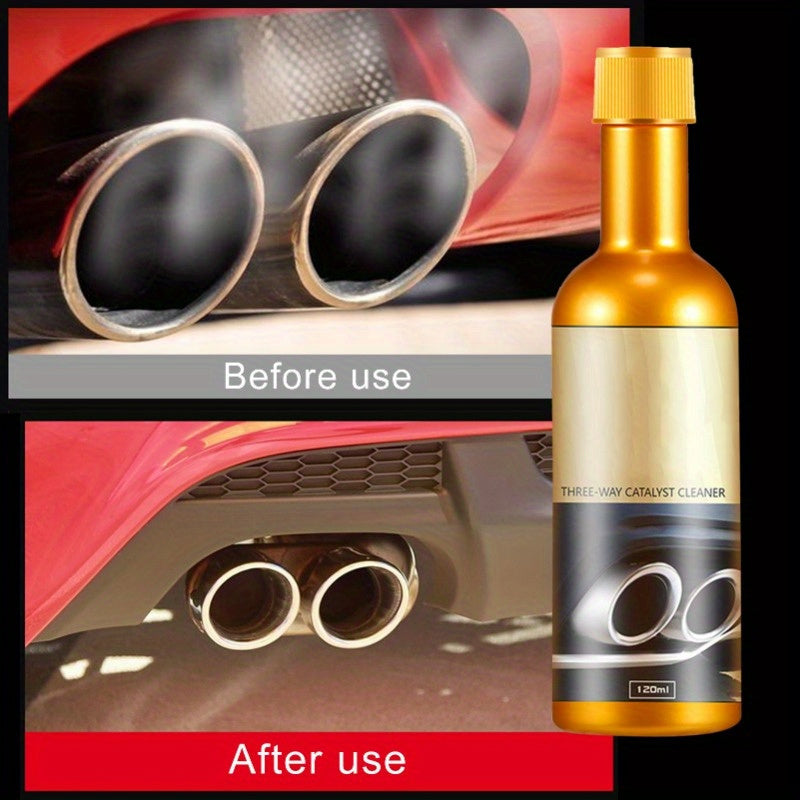 Car Engine Carbon Cleaning Kit 120ml Catalytic Converter Cleaner Accelerator