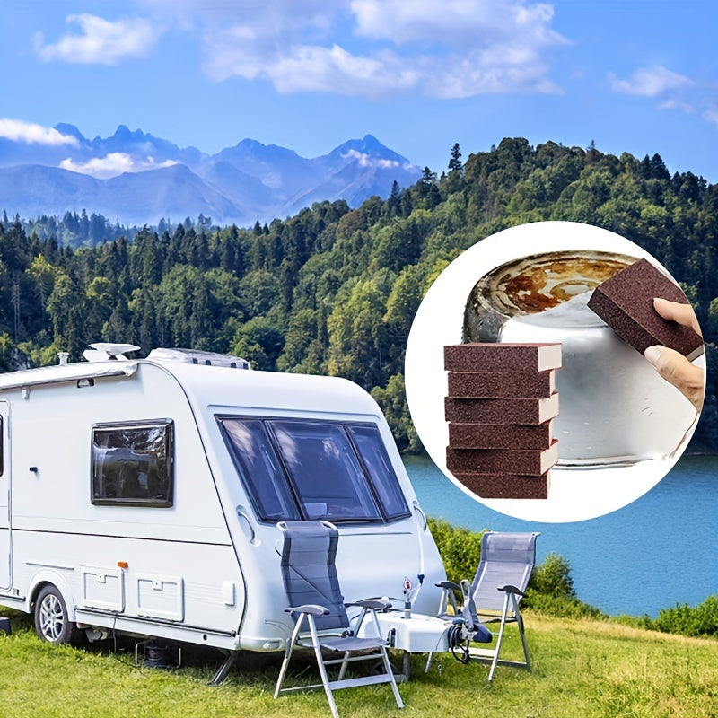 5-Pack Heavy-Duty Polyurethane Magic Sponge Erasers for Kitchen Bathroom Floor Outdoor Cleaning