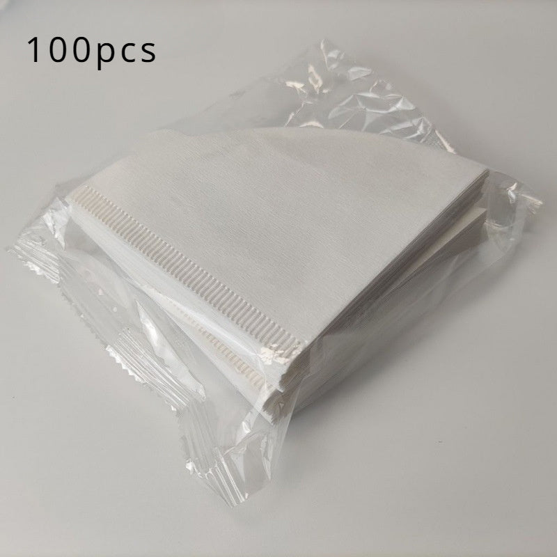 50/100 Pcs Unbleached Paper Coffee Filters for Pour Over Drip Brewing