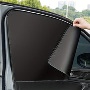 Car Window Curtains 4 Pack Blackout Polyester Sunshade Magnetic Insulation