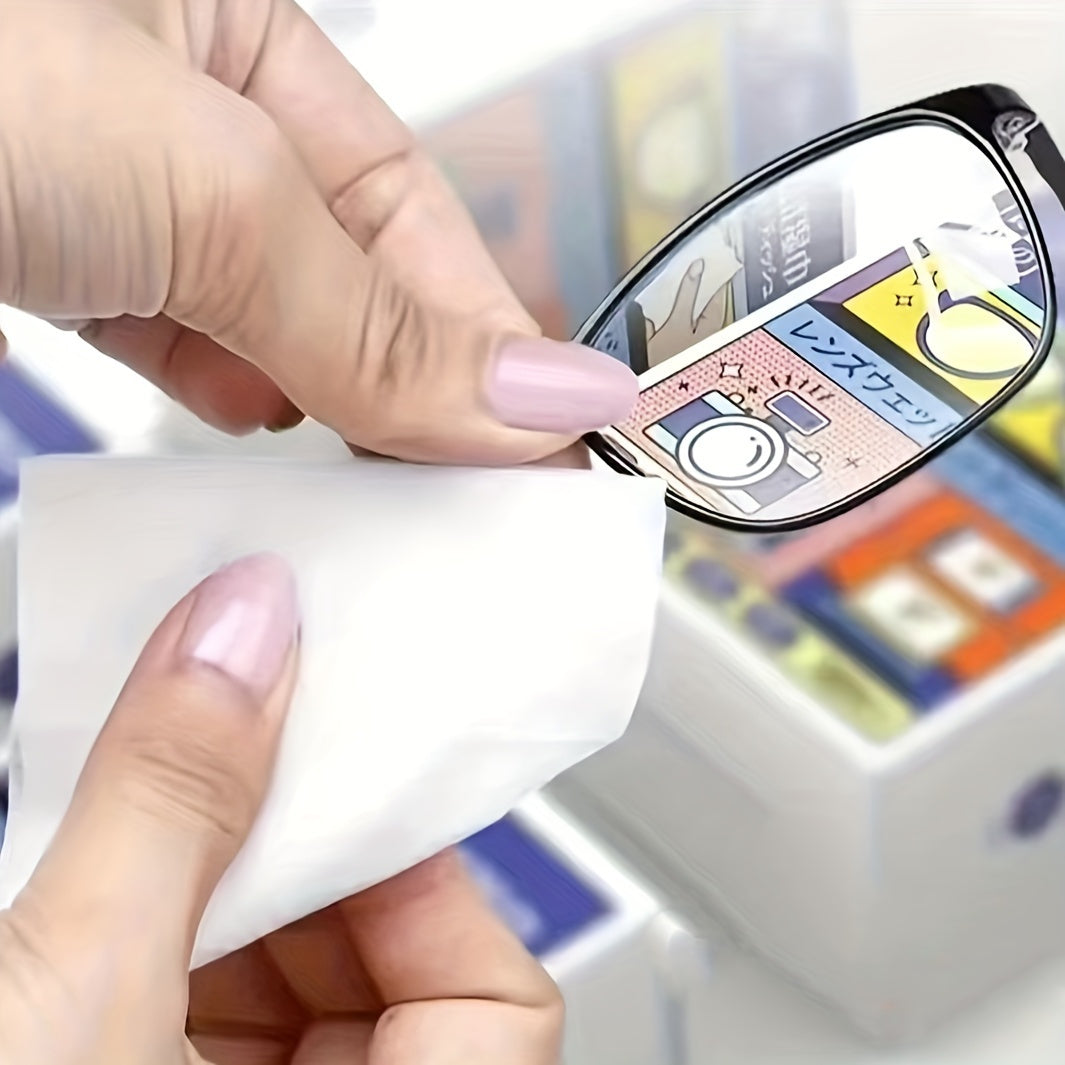20/100 Lens and Glasses Cleaning Wipes for Mobile Screens Jewelry and Anti-Fog Glasses