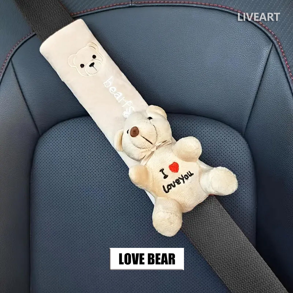 Car Seat Belt Shoulder Protector Cover Extension Cartoon Car Accessory