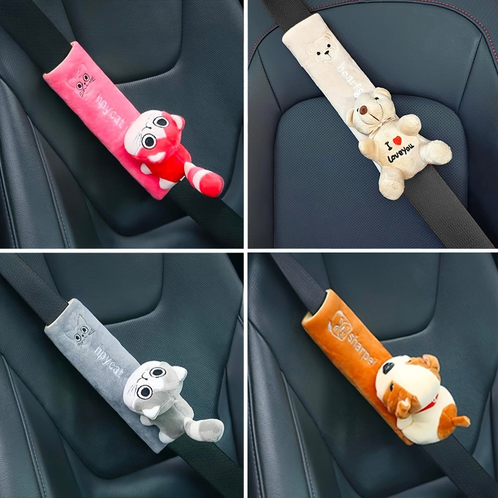Car Seat Belt Shoulder Protector Cover Extension Cartoon Car Accessory