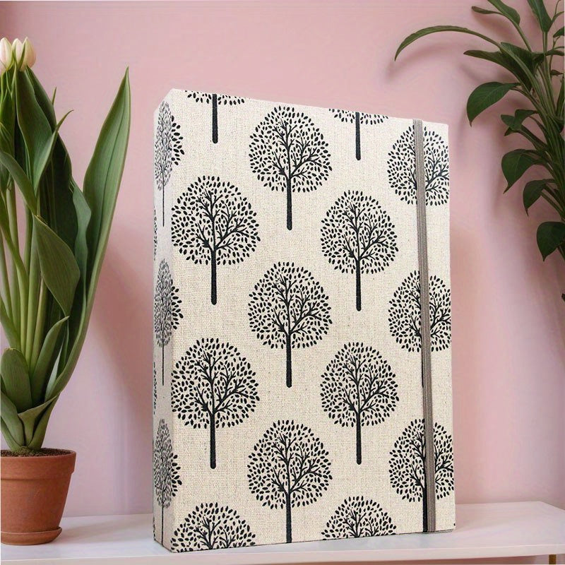 15.24cm x 100 Pocket Cloth Photo Album with Lanyard for Memories and Gifts