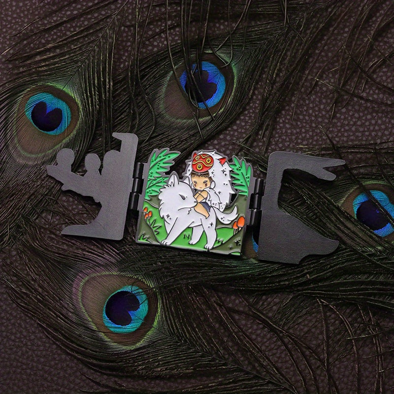 Anime Character Enamel Pin Edgy Punk Metal Brooch for Backpacks Clothing Accessories