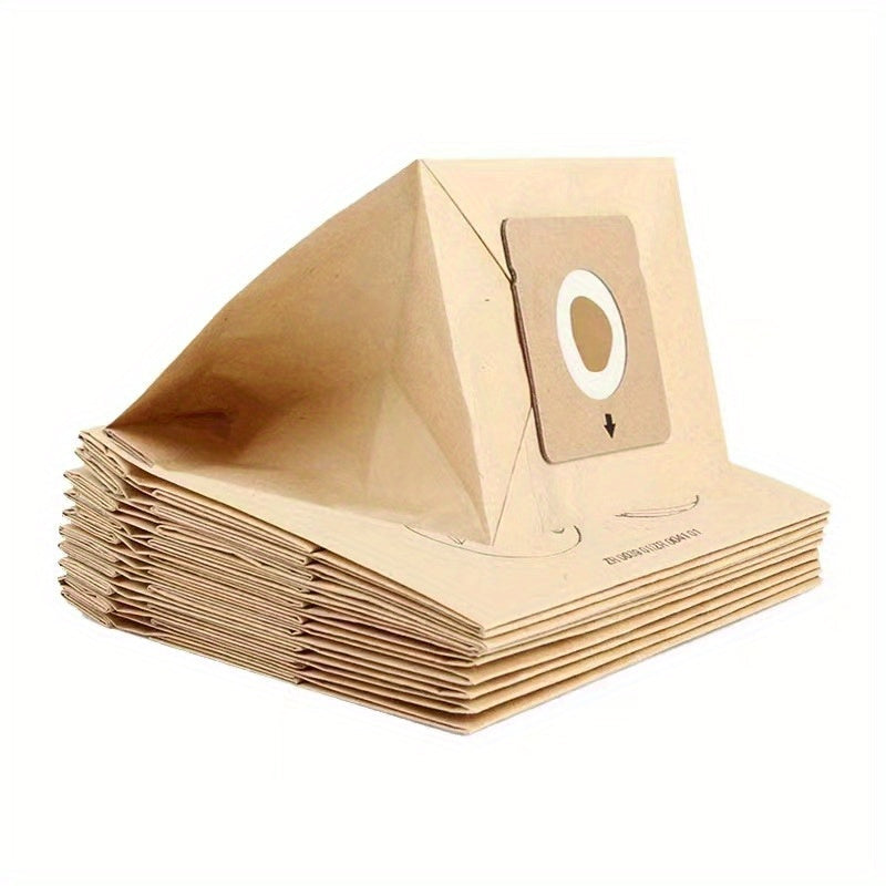 10-Pack Vacuum Dust Bags Compatible with Various Models High-Efficiency Filtration
