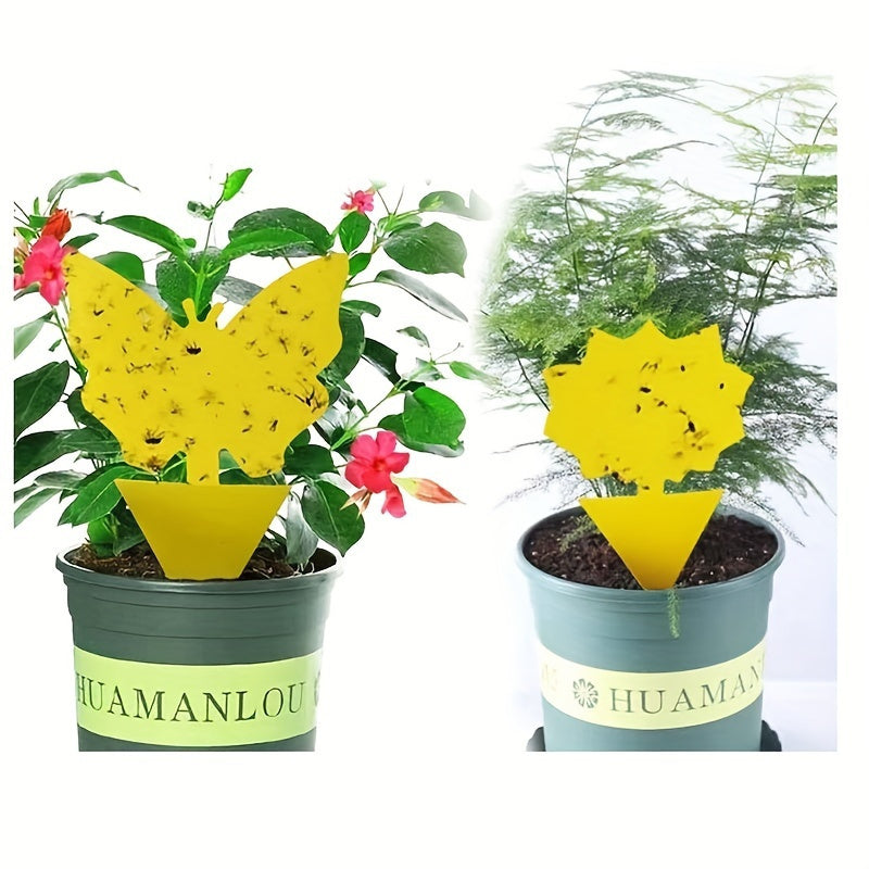 5-Pack Yellow Mosquito Killer Stickers Non-Toxic Durable PP Material