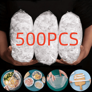 Food Grade Plastic Food Wrap, Leak-Proof, Odor-Resistant, 500/300/100pcs