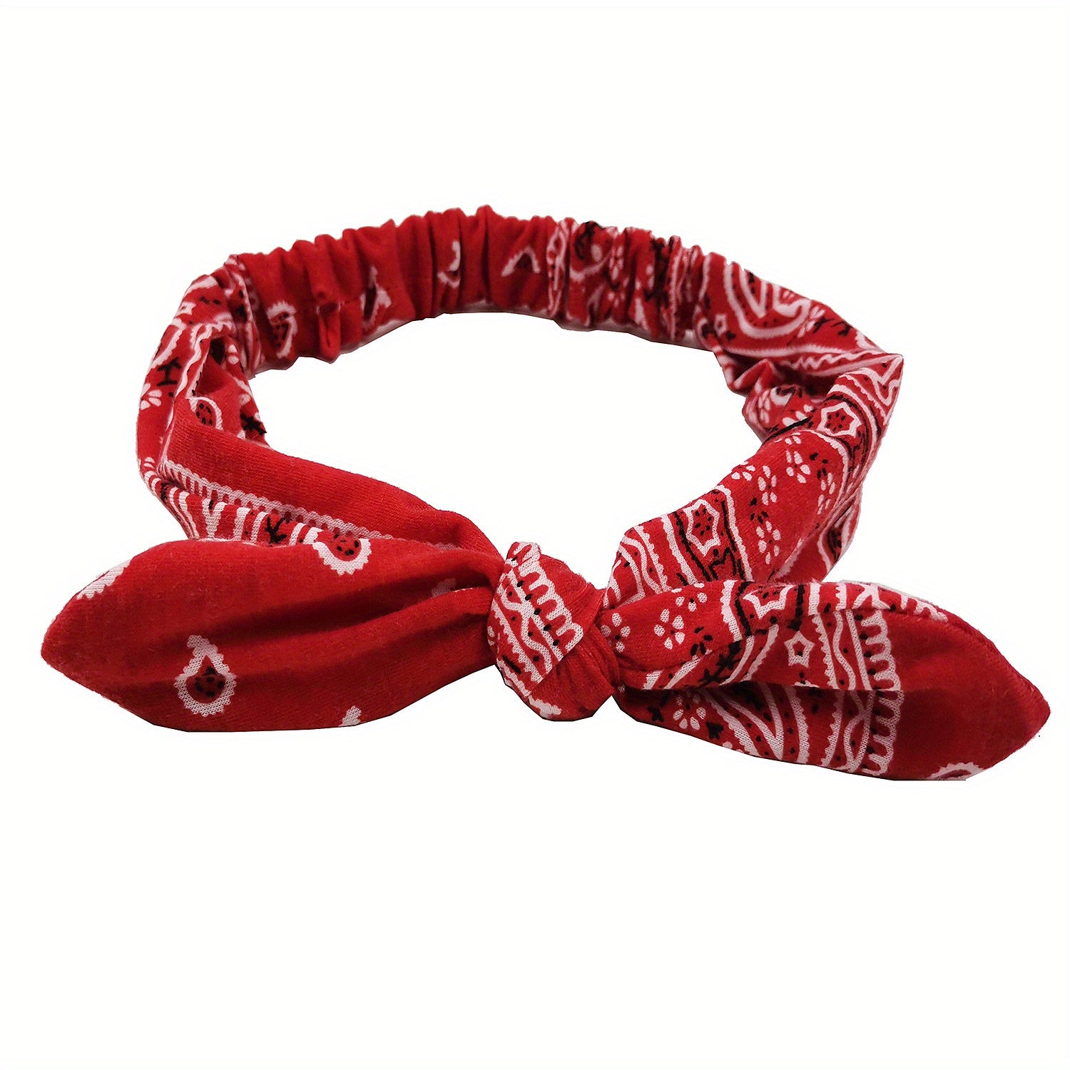 Women's Knitted Bohemian Moon and Stars Headband Elastic Hair Accessory