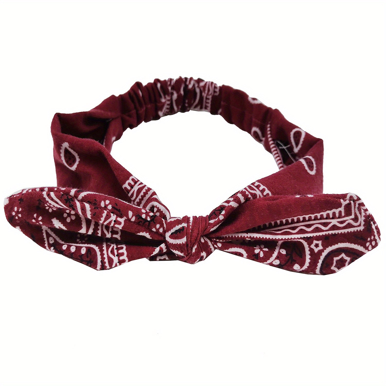 Women's Knitted Bohemian Moon and Stars Headband Elastic Hair Accessory