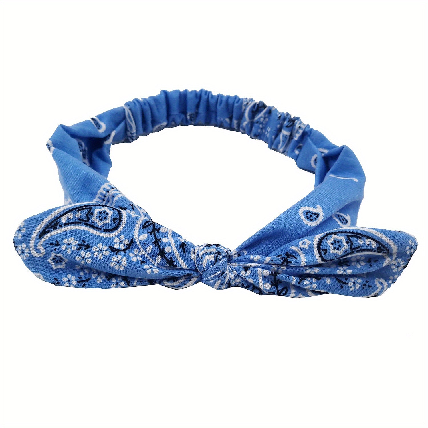 Women's Knitted Bohemian Moon and Stars Headband Elastic Hair Accessory